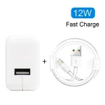 12W USB Charger + USB to 8 Pin Data Cable for iPad / iPhone / iPod Series, US Plug - Image 2