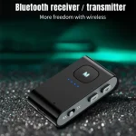 BR02 Bluetooth 5.0 Receive and transmit 2-in-1 PC TV Bluetooth audio adapter with battery display - Image 4