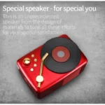 T12 Retro Style Bluetooth Speaker, Built-in High-sensitivity FM Receiving Antenna, Long-Term Voyage - Image 5