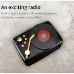T12 Retro Style Bluetooth Speaker, Built-in High-sensitivity FM Receiving Antenna, Long-Term Voyage - Image 6