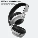 Colorful LED Bluetooth 5.0 Headphones Foldable Wireless HiFi Stereo Headset with Mic, Support TF Card / 3.5mm AUX - Image 6