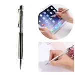 AT-22  2 in 1 Universal Flash Diamond Decoration Capacitance Pen Stylus Ballpoint Pen - Image 7