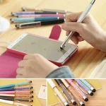 AT-22  2 in 1 Universal Flash Diamond Decoration Capacitance Pen Stylus Ballpoint Pen - Image 5