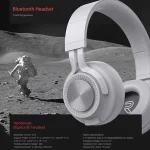 Fingertime P1 Wireless Bluetooth 5.0 Stereo Soft Leather Earmuffs Foldable Headset Built-in Mic for PC / Cell Phones - Image 4