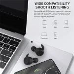 T20 TWS Bluetooth Hooks Wireless Sports Headphones with Charging Box IPX6 Waterproof Noise-cancelling Earphones - Image 3