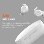 T20 TWS Bluetooth Hooks Wireless Sports Headphones with Charging Box IPX6 Waterproof Noise-cancelling Earphones - Image 5