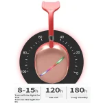 AKZ MAX10 Head-mounted RGB Wireless Bluetooth Music Headset With Microphone, Supports TF Card - Image 7