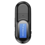 T17 USB Bluetooth 5.0 Receiver Transmitter 2 in 1 Audio Adapter with LCD Display for PC TV Car 3.5mm AUX - Image 3