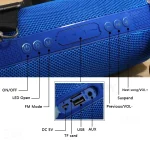 T&G TG192 LED Flashing Light Portable Wireless Bass 3D Stereo Bluetooth Speaker, Support FM / TF Card / USB - Image 6