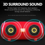 T&G TG187 Portable Waterproof Wireless Bass Surround Bluetooth Speaker with Shoulder Strap, Support FM / TF Card - Image 2