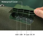 T&G TG187 Portable Waterproof Wireless Bass Surround Bluetooth Speaker with Shoulder Strap, Support FM / TF Card - Image 5