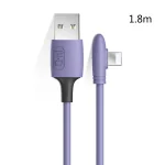 ENKAY Hat-Prince ENK-CB211 2.4A USB to 8 Pin 90 Degree Elbow Silicone Data Sync Fast Charging Cable, Cable Length: 1.8m, 1.8m 2.4A Elbow, 1.8m 2.4A - Image 8