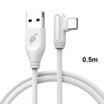 ENKAY Hat-Prince ENK-CB109 5A USB to USB-C / Type-C 90 Degree Elbow Silicone Data Sync Fast Charging Cable, 0.5m, 1m - Image 8
