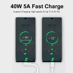 ENKAY Hat-Prince ENK-CB109 5A USB to USB-C / Type-C 90 Degree Elbow Silicone Data Sync Fast Charging Cable, 0.5m, 1m - Image 2