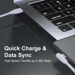 ENKAY Hat-Prince ENK-CB109 5A USB to USB-C / Type-C 90 Degree Elbow Silicone Data Sync Fast Charging Cable, 0.5m, 1m - Image 6