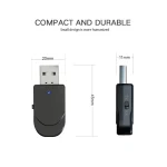 KN330 2 in 1 USB Bluetooth 5.0 Adapter Wireless Receiver Transmitter for Computer TV Car - Image 5