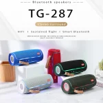 T&G TG287 LED Flashing Light Bluetooth Speaker Portable Wireless Stereo Bass Subwoofer FM / TF / USB - Image 2