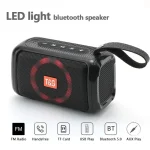 T&G TG193 Portable Bluetooth Speaker LED Light Waterproof Outdoor Subwoofer Support TF Card / FM Radio / AUX - Image 3