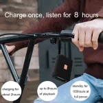 T&G TG313 Portable Outdoor Waterproof Bluetooth Speaker Subwoofer Support TF Card FM Radio AUX - Image 3