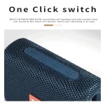 T&G TG313 Portable Outdoor Waterproof Bluetooth Speaker Subwoofer Support TF Card FM Radio AUX - Image 7