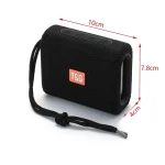 T&G TG313 Portable Outdoor Waterproof Bluetooth Speaker Subwoofer Support TF Card FM Radio AUX - Image 8
