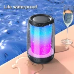 P4 LED Portable Bluetooth Wireless Bass Waterproof Outdoor Speaker Support AUX / TF Card / USB - Image 3