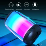 P4 LED Portable Bluetooth Wireless Bass Waterproof Outdoor Speaker Support AUX / TF Card / USB - Image 7
