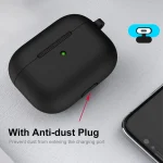 ENKAY Hat-Prince Thickened Silicone Protective Case Shock-Absorbing Cover with Keychain for Apple AirPods Pro 2 2021 - Image 2
