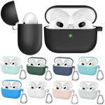 ENKAY Hat-Prince Thickened Silicone Protective Case Shock-Absorbing Cover with Keychain for Apple AirPods Pro 2 2021 - Image 8