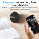 BT368 LED Digital Display Bluetooth Speaker Outdoor Portable IPX65 Waterproof Support Hands-free / TF Card - Image 2