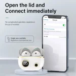 PRO100 TWS Bluetooth 5.2 Noise Canceling Waterproof Earphones 9D Stereo Sports Headphone with Charging Case - Image 5