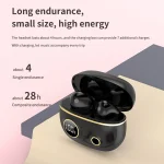 PRO100 TWS Bluetooth 5.2 Noise Canceling Waterproof Earphones 9D Stereo Sports Headphone with Charging Case - Image 7