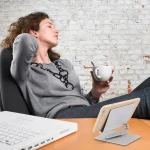 Universal Metal Tablet Mobile Phone Holder Stand 360 Degree Rotating Accessory Foldable Desktop - Image 7