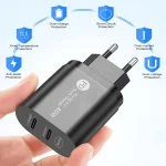 002 40W Dual Port PD USB-C / Type-C Fast Charger for iPhone / iPad Series, UK Plug, UK Plug - Image 7