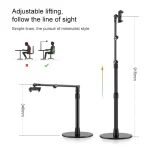 AP-4P Desktop Stand for Tablet PC and Mbile Phone, 3.5-6 inch AluminumBase - Image 2