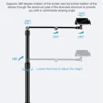 AP-4P Desktop Stand for Tablet PC and Mbile Phone, 3.5-6 inch AluminumBase - Image 5