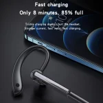 P40 Wireless Bluetooth 5.1 Business Noise Cancelling Earphone with Mic Support Handsfree - Image 3