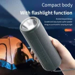 T&G TG635 Portable Outdoor Waterproof Bluetooth Speaker with Flashlight Function - Image 4