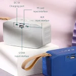 T&G TG296 Portable Wireless Bluetooth 5.0 Speaker Support TF Card / FM / 3.5mm AUX / U-Disk / Hands-free - Image 6