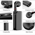 K60 Mini Business Wireless Bluetooth Earphone Car Driving Hands-free Headset with Mic - Image 9