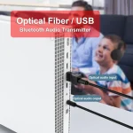 SW03 2 in 1 Bluetooth 5.0 Audio Transmitter USB + SPDIF Low Lantency Optical Wireless Adapter for TV PC - Image 6