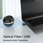 SW03 2 in 1 Bluetooth 5.0 Audio Transmitter USB + SPDIF Low Lantency Optical Wireless Adapter for TV PC - Image 7
