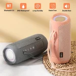 T&G TG227 Outdoor Portable Waterproof Bluetooth Music Speaker with LED Support FM / TF / USB - Image 3