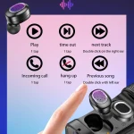 T&G TG909 TWS In-Ear Mini Dual Channel Stereo Bluetooth Earphones with LED Display - Image 9