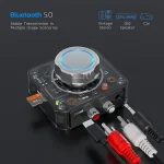 C39 Bluetooth 5.0 Receiver RCA to 3.5mm Wireless Audio Converter Support TF Card - Image 2