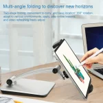S10 Aluminum Alloy Tablet Stand, Flat Laptop Frame, Folding Desk Accessories - Image 6
