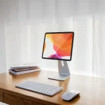 AP-7SM Magnetically Adjustable Aluminum Alloy Tablet Holder for iPad Pro 11 inch 2018 / 2020 / 2021 - Image 4