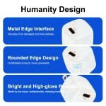 ENKAY APQ-011 Mini PD 20W USB-C / Type-C Port Fast Charger, US Plug - Image 6