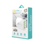 QC-04 QC3.0 + 3 x USB2.0 Multi-ports Charger with 3A USB to Micro USB Data Cable, US Plug, US Plug + Micro USB Cable - Image 7