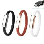 XJ-71 20cm USB to Micro USB Bracelet Charging Data Cable, Micro USB, 20cm Micro USB - Image 2